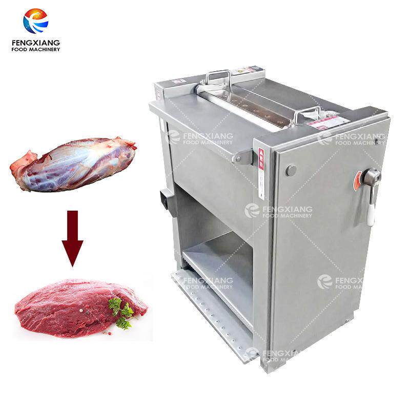 商用牛肉去筋膜机全自动连续式猪里脊除筋膜牛腱子去筋膜机