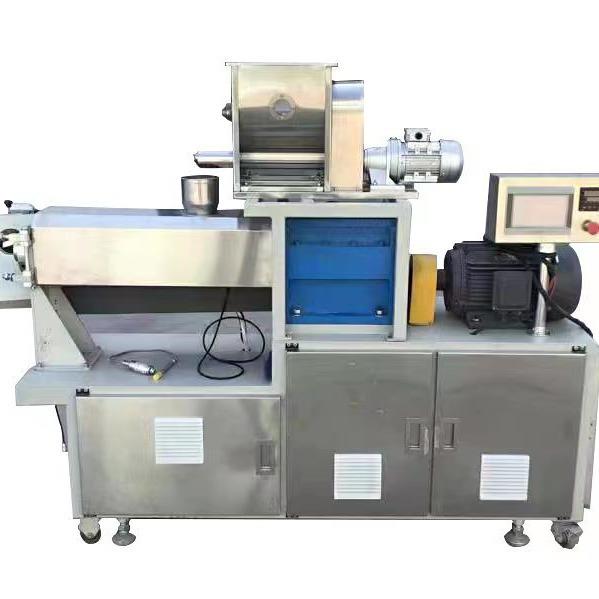 双螺杆教学试验狗粮生产线 小型饲料教学试验机 家用宠物饲料加工
