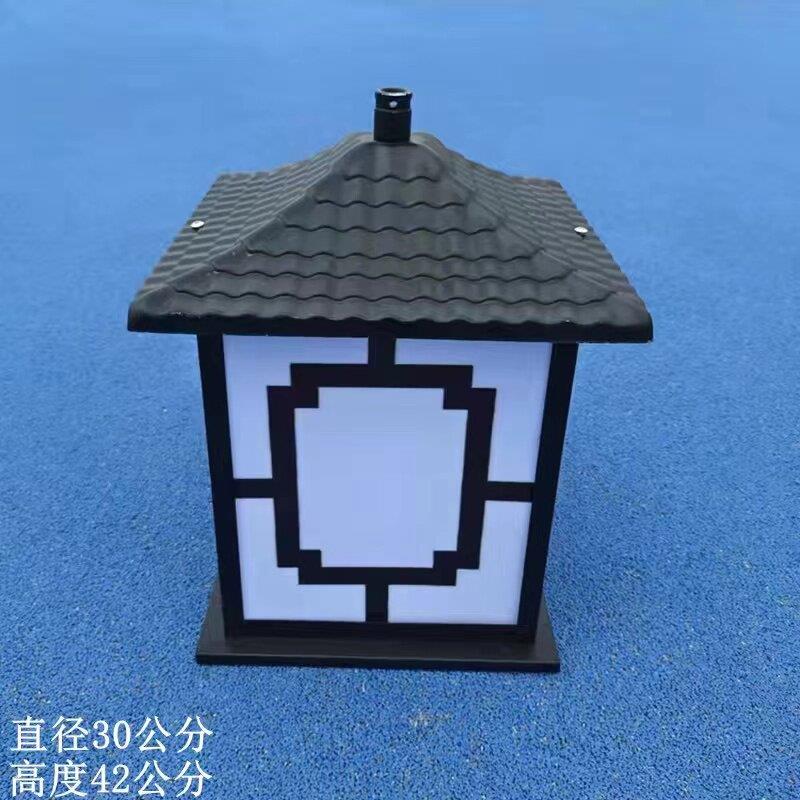 路灯灯笼社区公园风景区中式防水双头景观灯灯罩户外彷古庭院灯灯