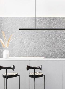 极简餐厅吊灯全铜现代吧台北欧工作室设计师几何黑色一字长条灯