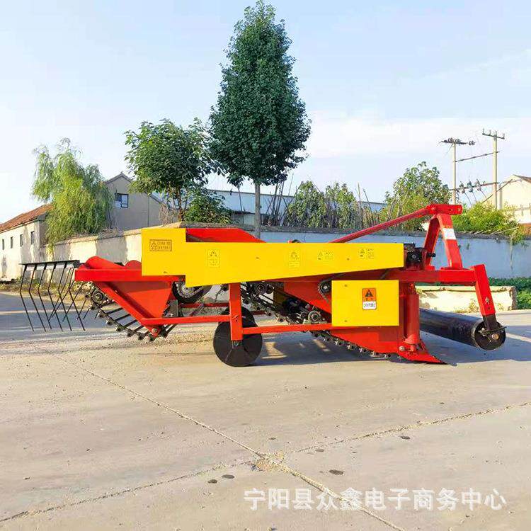 2021新型花生收获机双侧链条传动挖花生的机子多宽幅可选现货