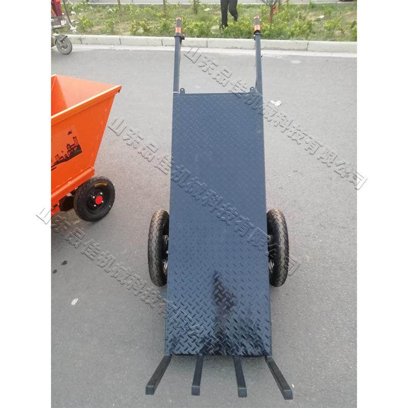 电动平板拉砖车 窑厂小型平板运输混凝土设备 手推窑厂三轮平板车