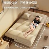 可叠沙发折床沙发一体多功TJG能用抓皮两简约现代小客户型出租房