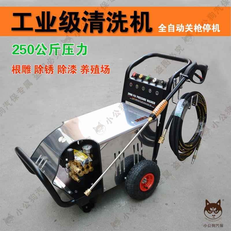 黑猫380V工业清洗机超高压250公斤喷砂除漆养殖场根雕除漆冲厂家