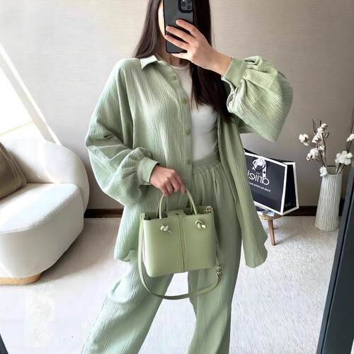 Two women's long sleeved plus size suit for women