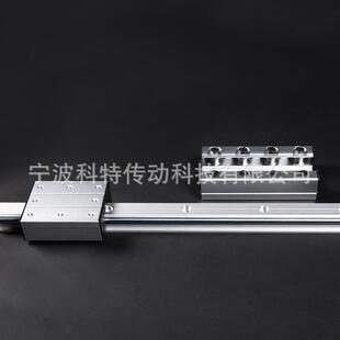 重型外置双轴心耐磨滑轨LGB滚轮带锁紧滑块直线导轨LGD6