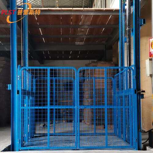 电梯电动液压提货机工业导轨货梯厂房二层固定式升降平台仓库载