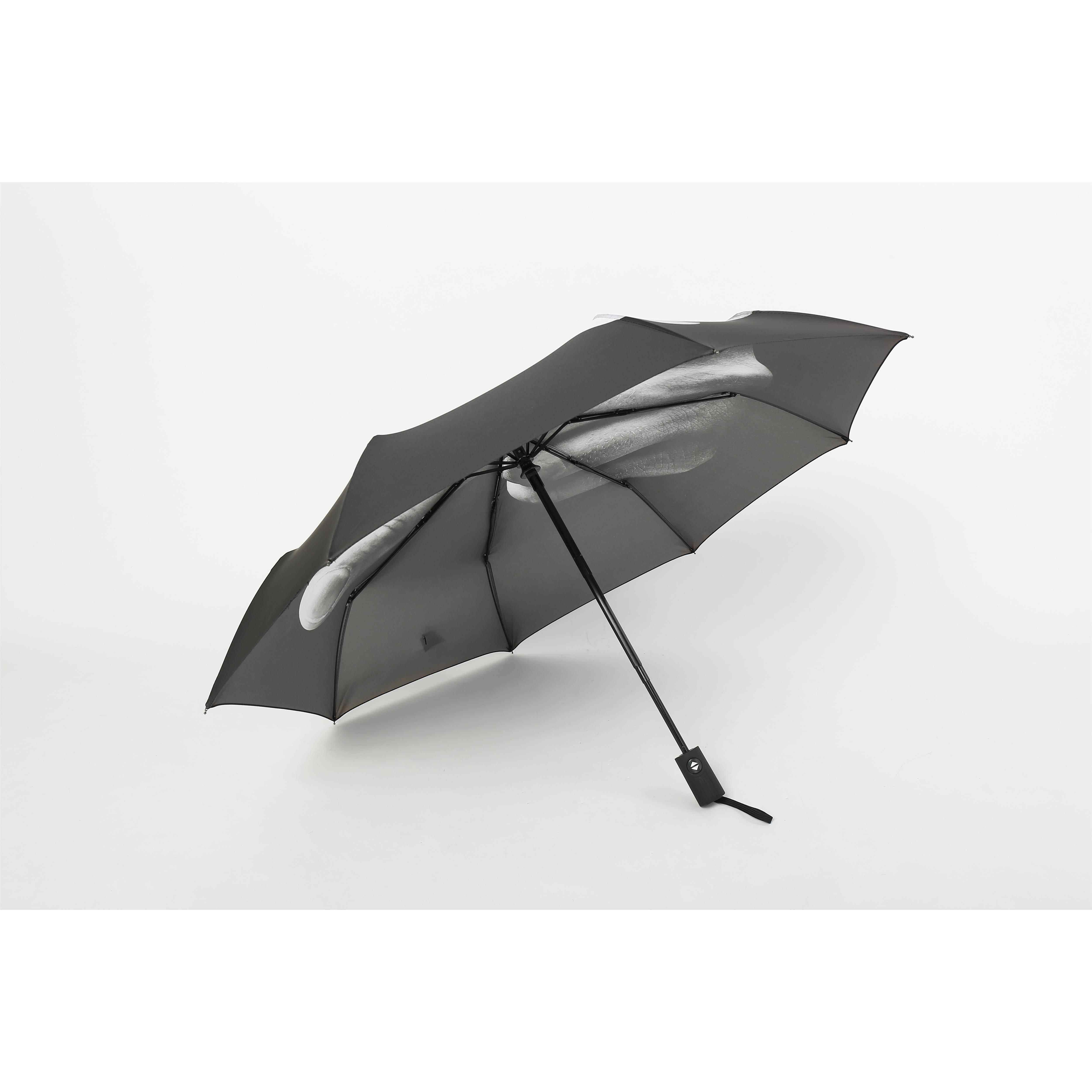 正品个性创意竖中雨伞流 自动开收折叠晴雨两用潮指伞学生中指鄙