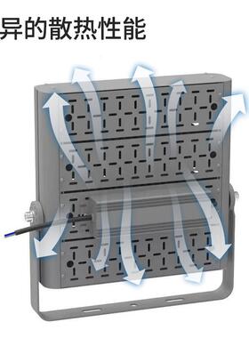 强足功率led投光灯外新农户村率光防水泛光灯大功工002地照明超亮