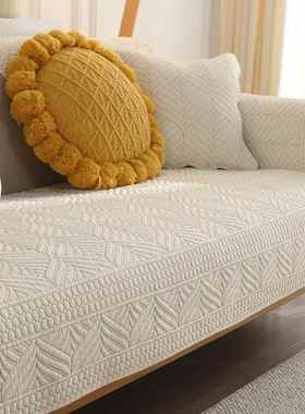 高档九只猫棉布艺异形沙发垫四坐垫防滑季约现代纯棉通简用沙全发