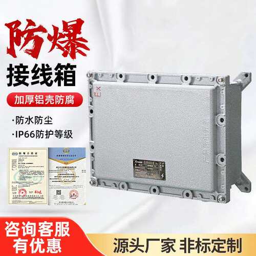 防爆接线箱300*400配电箱防爆仪表箱控制柜铝合金隔爆型BJX监控箱