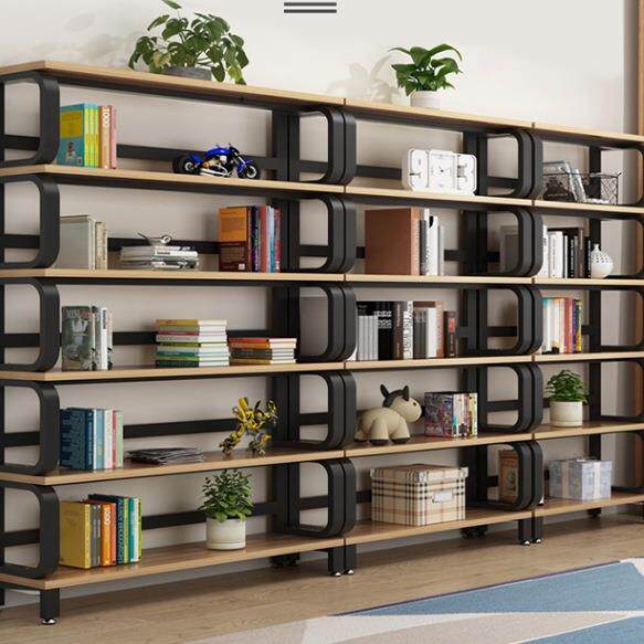 【3490人收藏】创意书架落地收纳架储物架多层铁艺货架客厅展示架