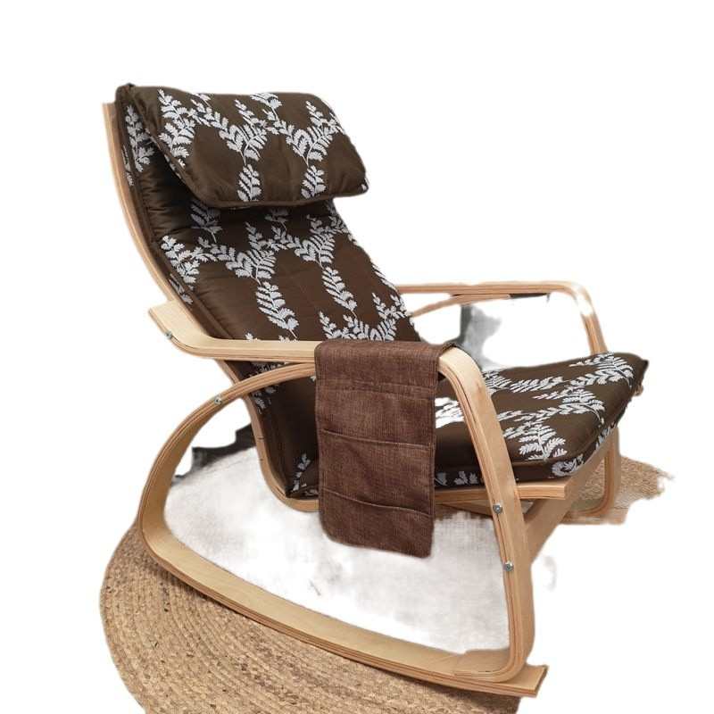 北欧木框波昂摇椅垫子扶手椅套木沙发海绵坐垫套椅套坐垫布套椅垫