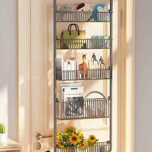 门后家用收纳置物免打孔多架功能空挂MH 架可拆卸节省厨房门 6405