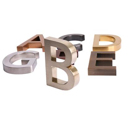 多工艺金属字厂家制作精工不锈钢广告字公司logo门头招牌3D立体字