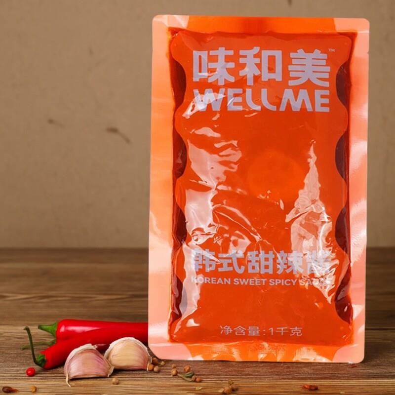 炸鸡甜辣酱味和美韩式甜辣酱商用炸鸡酱汉堡石锅拌饭蘸酱三明治汉