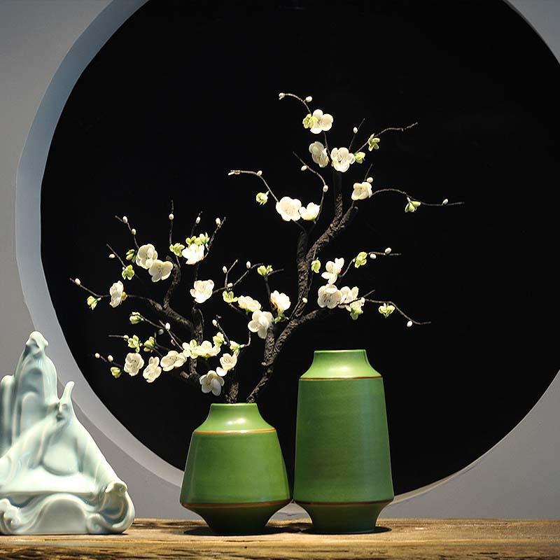 后现代简约创意陶瓷花瓶摆件客厅玄关餐桌插干花桌面家居饰品摆设