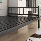 铁艺双人见详情床现代家用铁架床宿单人床网出租房铁床红1.舍米2