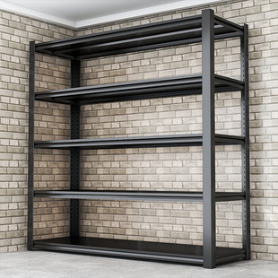 货架家用置物架多层落地仓库阳台储物架杂物间商用超市钢制收纳架