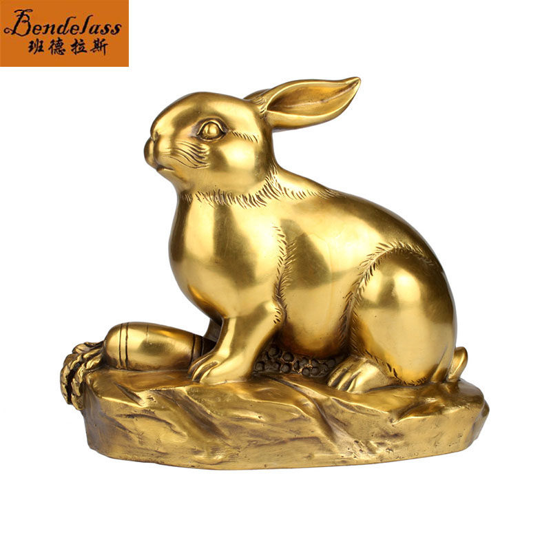 班德拉斯铜十二生肖鼠牛虎兔龙蛇马羊猴鸡狗猪摆件家居办公装饰品