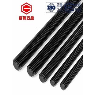高强度加长丝杆8.8级牙条牙棒螺柱M16M20M24M30M42全螺纹螺丝螺杆