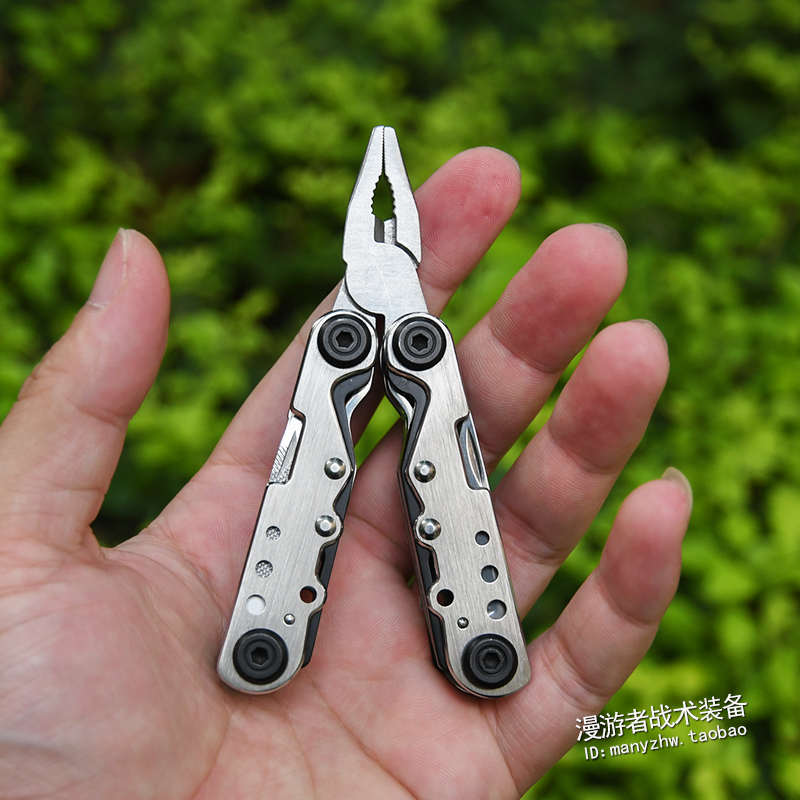 工具折叠组合钳子开瓶  edc钳不锈钢工具 户外多功能器便携式锯子