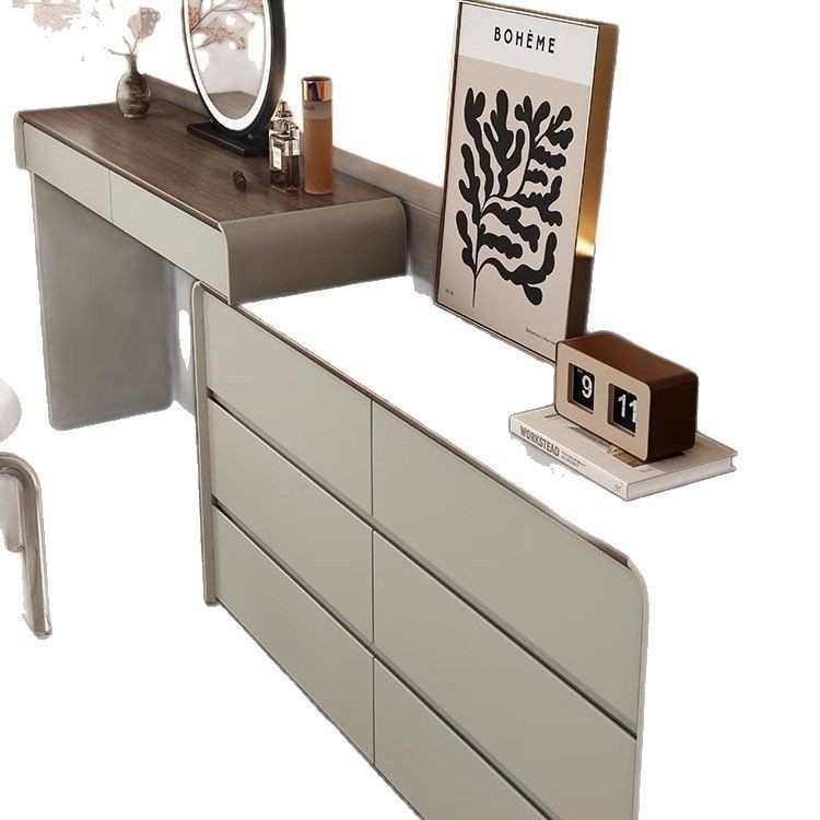 7号公寓实木梳妆台收纳斗柜一体主卧室2024新款轻奢高级感化妆桌,住宅家具,梳妆台/桌,淘宝优惠券,粉丝福利购,淘宝优惠卷