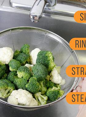 Colander Strainers Net Baskets Kitchen Cooking Mesh Sieve