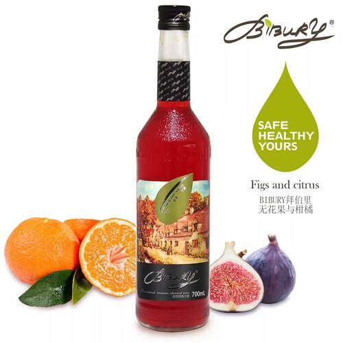 Bibury 拜伯里无花果与柑橘风味糖浆咖啡饮品调酒烘焙拿铁700ml