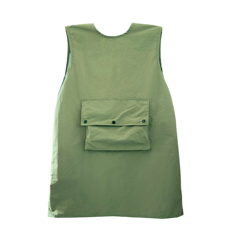 无袖罩衣餐饮理发师宠物咖啡师花店围裙奶茶店服务员工作服印字