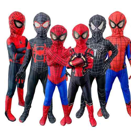 Spider-Man tights onesie Halloween costume Spider-Man 蜘蛛侠