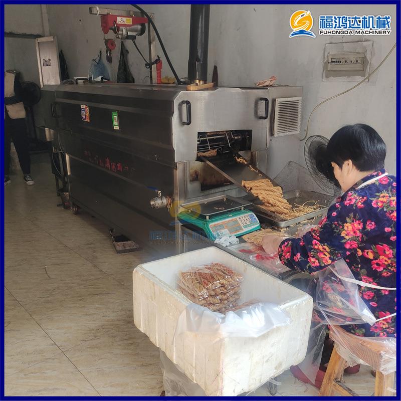 替代手工金丝馓子油炸锅炸小馓子机器连续式金丝馓子油炸机
