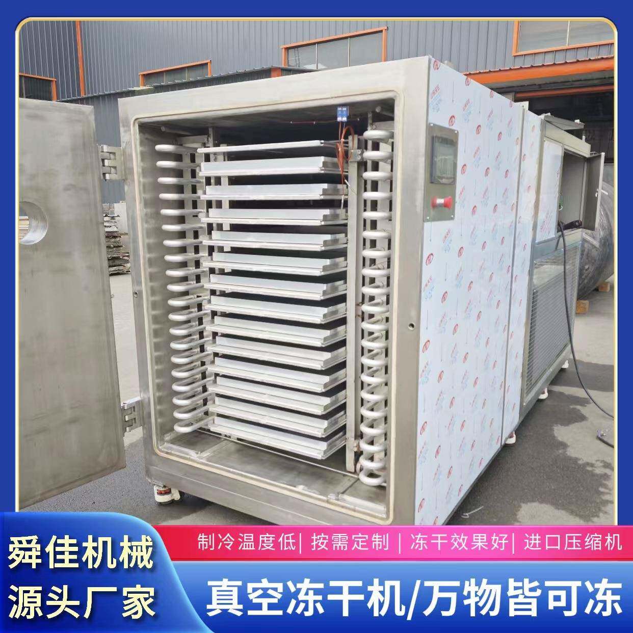 山楂低温冷冻冻干机羊肚菌真空冻干机珍虫石斛真空冷冻干燥机