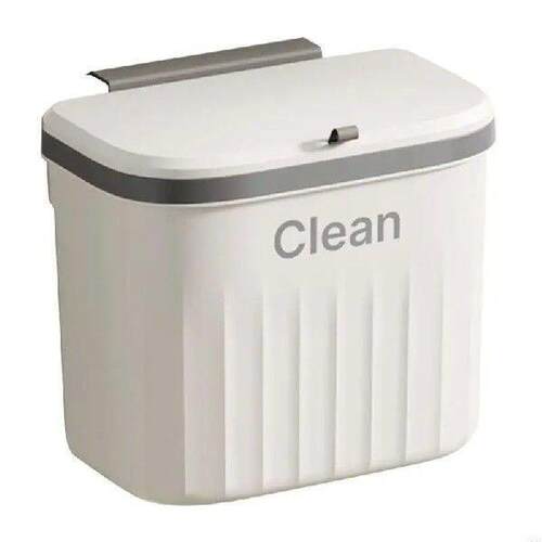 G2AA Kitchen Waste Bin Hanging Countertop Trash Can with