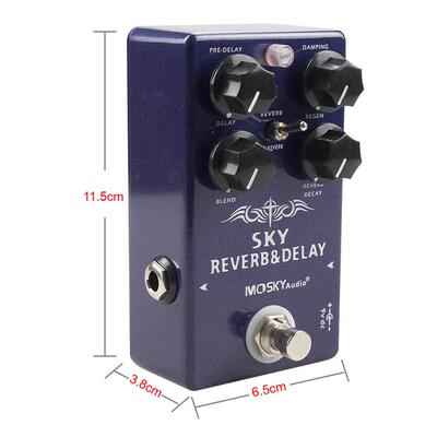 MOSKY SKY REVERB And DELAY乐器混响延时效果器 数字类 厂家