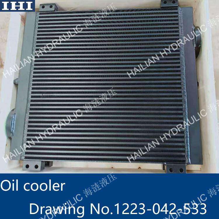 Oil cooler for IHI Crane Drawing N.1223-042-533克令吊冷却器