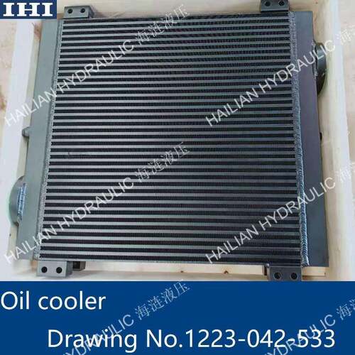Oil cooler for IHI Crane Drawing N.1223-042-533克令吊冷却器