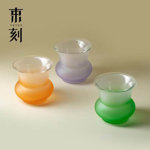 束刻粉彩古法琉璃建水高端茶洗干泡水孟带过滤茶具零配茶水茶渣缸