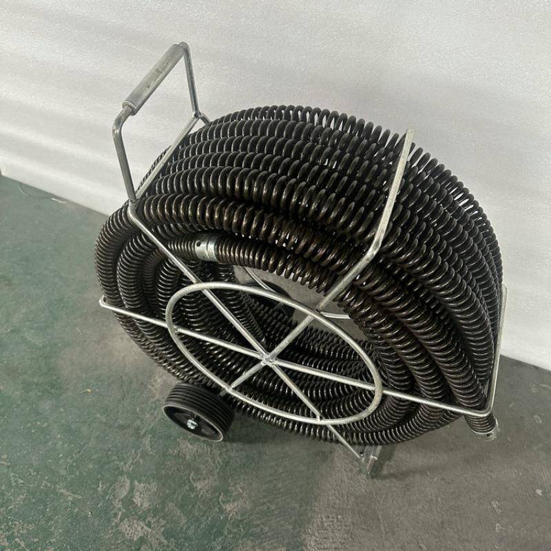 30mm室外疏通机弹簧下水道疏通器工具加粗加密软轴弹簧钢丝鞭硬簧