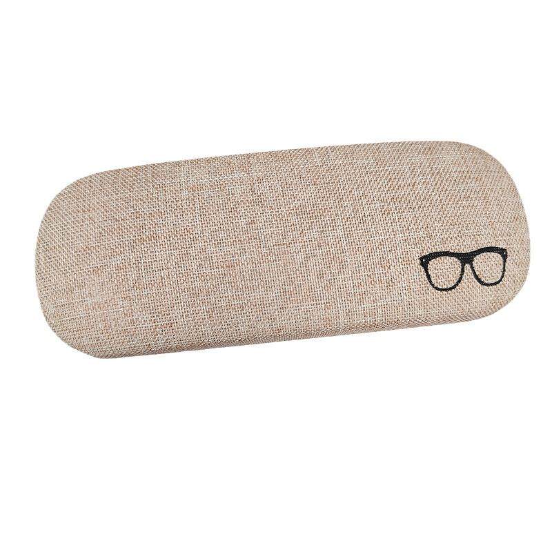 眼镜盒ins少女便携款近视眼睛男生防压简约创意个性棉麻收纳学生