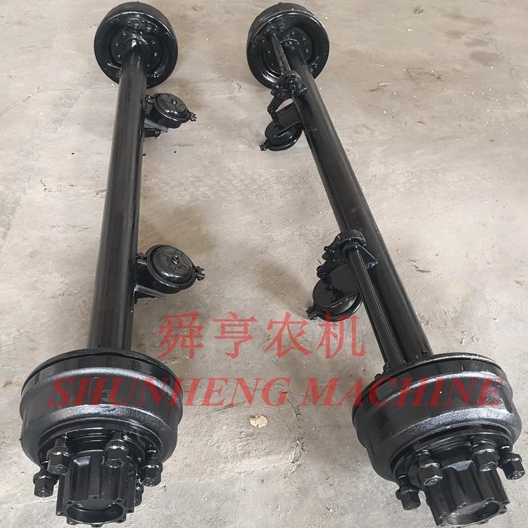 圈10吨152吨双轴拖拉机挂车前后桥配套85轮胎钢长期供应