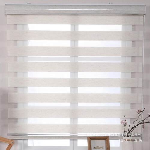 升降卷帘手拉F955M8MJ遮光办室客厨厅浴室房定公制免打孔防水成品