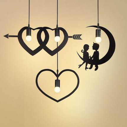 loft美式主题酒店装饰吊灯创意个性卧室客厅餐厅铁艺吊灯具