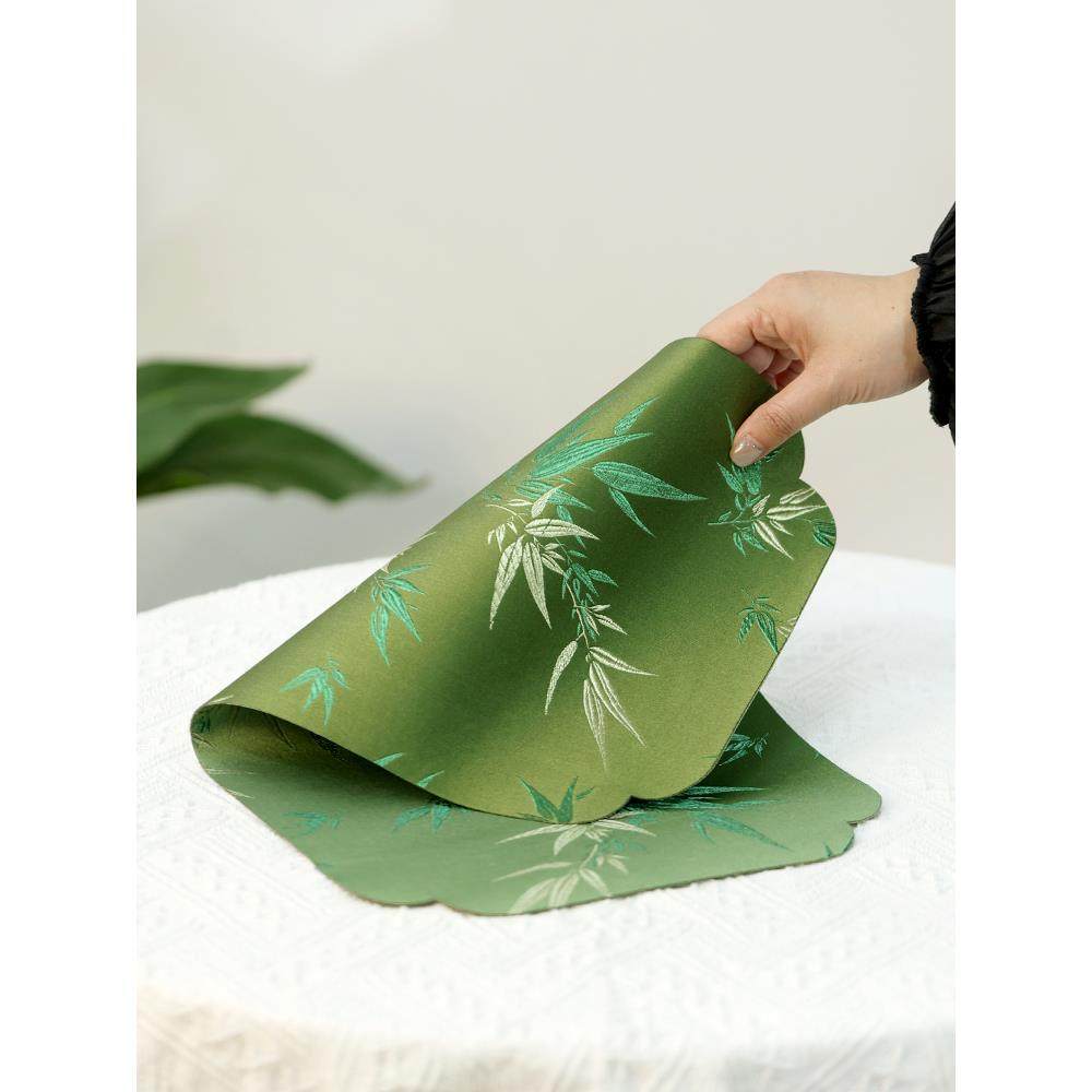 新中式云锦双面织锦茶席茶桌禅意干泡席简约茶台防水茶杯垫桌旗,居家布艺,茶席,淘宝优惠券,粉丝福利购,淘宝优惠卷