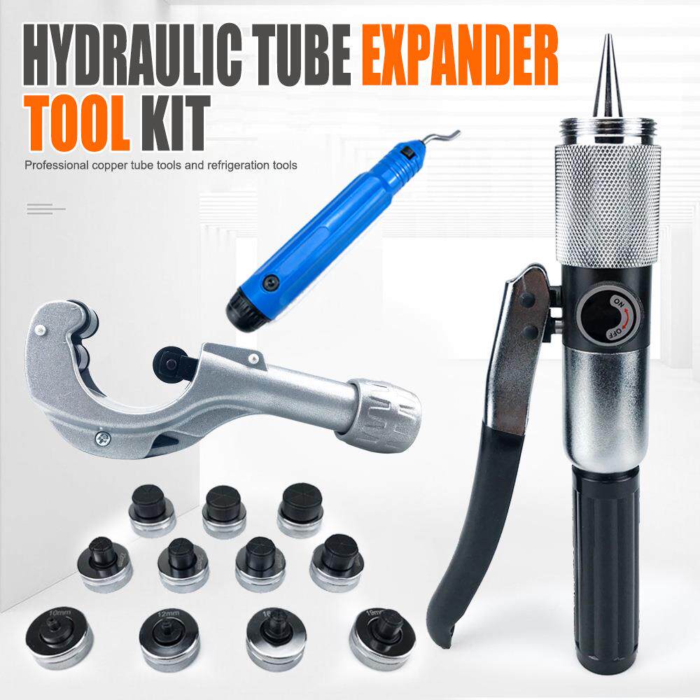 制冷冷库安装维修工具10-42mm铜管液压胀管器套装配CT-107