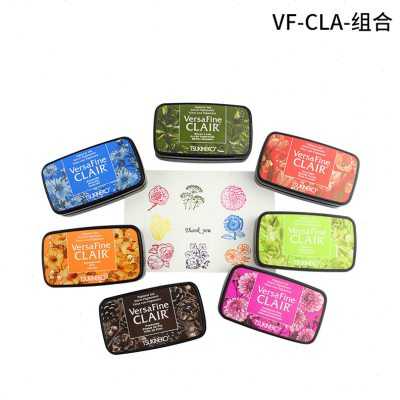 日本月猫印台VF-CLA系列学生手账印章橡皮章大号速干油性彩色印泥