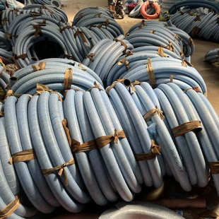 工业大口径橡胶钢丝管输油排水法兰式胶管船用吸排泥浆高压胶管