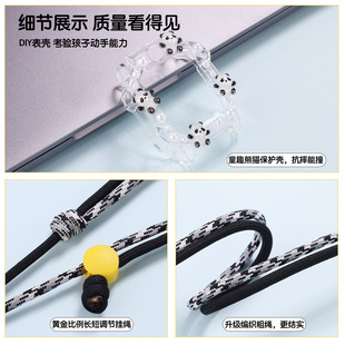 适用于小天才儿童电话手表表带z11/z10少年版z9/z8挂脖绳z7/z6pro