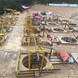 众升加工人工挖桩500kg小吊机 小型吊机 1吨哈儿机 哈儿吊打桩用