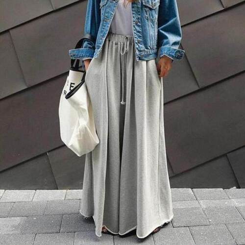 Women's -Leg Solid Color Pants - Simple and comfortable no